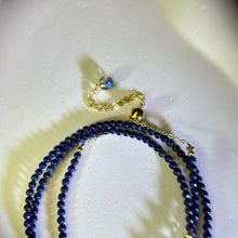 Load image into Gallery viewer, Lapis Lazuli Beads Bracelet 青金石珠链手链
