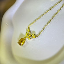Load image into Gallery viewer, Amber Pendant Necklace 金珀琥珀镶嵌吊坠项链