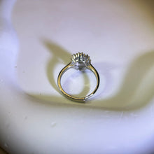 Load image into Gallery viewer, London Blue Topaz Adjustable Ring 伦敦蓝托帕石镶嵌活口戒指