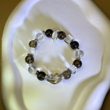 Load image into Gallery viewer, Citrine Clear Quartz Beads Bracelet 黄水晶白水晶手串