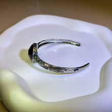 Load image into Gallery viewer, Red Tiger's Eye Adjustable Bangle 红色虎眼石镶嵌活口戒指