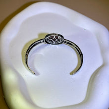 Load image into Gallery viewer, Red Tiger's Eye Adjustable Bangle 红色虎眼石镶嵌活口戒指