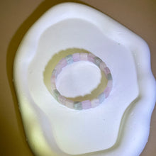 Load image into Gallery viewer, Morganite Aquamarine Green Beryl Beads Bangle Bracelet 摩根石海蓝宝绿柱石手排