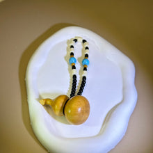 Load image into Gallery viewer, Thuja Wood Guard Ornament Bag Charm Car Charm 崖柏木葫芦挂饰包挂车挂