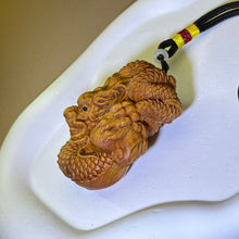 Load image into Gallery viewer, Thuja Wood Dragon Ornament Bag Charm Car Charm 崖柏木神龙挂饰包挂车挂