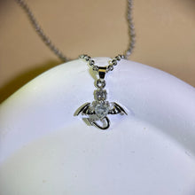 Load image into Gallery viewer, Aquamarine Little Devil Pendant 海蓝宝镶嵌小恶魔吊坠