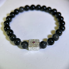 Load image into Gallery viewer, Rainbow Sheen Obsidian Beads Bracelet 彩眼黑曜石手串