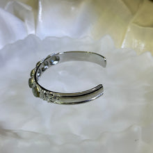 Load image into Gallery viewer, Labradorite Adjustable Bangle 拉长石灰月光石镶嵌活口手镯