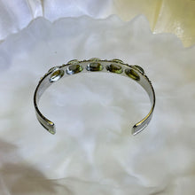 Load image into Gallery viewer, Labradorite Adjustable Bangle 拉长石灰月光石镶嵌活口手镯