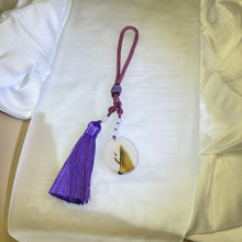 Load image into Gallery viewer, Montana Agate Ornament Bag Charm Car Charm 海洋玉髓挂饰包挂车挂