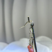 Load image into Gallery viewer, 14K Gold Filled Carnelian Beads Earrings 南红玛瑙14K注金耳钩