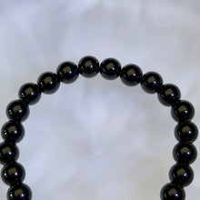 Load image into Gallery viewer, Obsidian Chariote Beads Bracelet 黑曜石紫龙晶手串