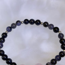 Load image into Gallery viewer, Rose Quartz Love Heart Iolite Beads Bracelet 粉水晶爱心堇青石手串