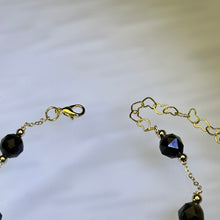 Load image into Gallery viewer, Golden Sheen Obsidian Beads Bracelet 金眼黑曜石珠链手链