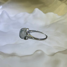 Load image into Gallery viewer, Moss Agate Adjustable Ring 水草玛瑙镶嵌活口戒指
