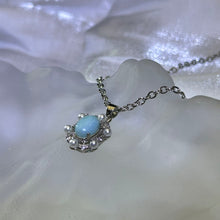 Load image into Gallery viewer, Larimar Pendant 海纹石镶嵌吊坠
