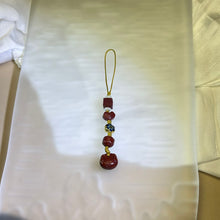 Load image into Gallery viewer, Cinnabar RuYi Ornament Cell Phone Charm Key Charm Bag Charm 紫金砂朱砂如意挂饰手机链钥匙链包挂