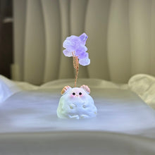Load image into Gallery viewer, Amethyst Tree Sheep 紫水晶发财树招财树小羊