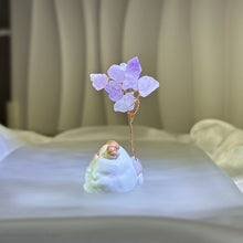 Load image into Gallery viewer, Amethyst Tree Sheep 紫水晶发财树招财树小羊