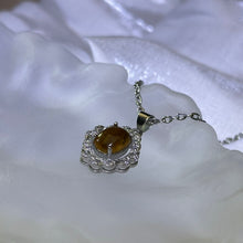 Load image into Gallery viewer, Yellow Tiger's Eye Pendant 黄色虎眼石镶嵌吊坠
