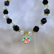 Load image into Gallery viewer, Blue Goldstone Clear Quartz Beads Bracelet 蓝砂石白水晶手串