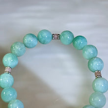 Load image into Gallery viewer, Amazonite Queen Conch Shell Love Heart Beads Bracelet 天河石女王贝爱心手串