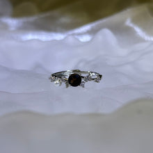 Load image into Gallery viewer, Smoky Quartz Adjustable Ring 茶水晶镶嵌活口戒指