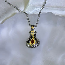 Load image into Gallery viewer, Dravite Brown Tourmaline Pendant 棕色碧玺镶嵌吊坠