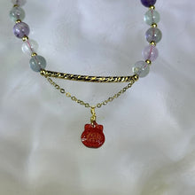 Load image into Gallery viewer, Fluorite Beads Bracelet 萤石珠链手链