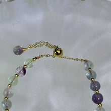 Load image into Gallery viewer, Fluorite Beads Bracelet 萤石珠链手链