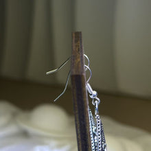 Load image into Gallery viewer, 925 Silver Red Coral Earrings 红珊瑚925银耳钩