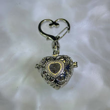 Load image into Gallery viewer, Multi-Crystal Love Heart Container Ornament Key Charm Bag Charm 多宝水晶爱心嘎乌盒挂饰钥匙扣包挂