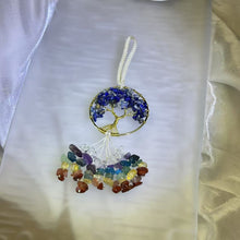 Load image into Gallery viewer, Lapis Lazuli Multi-Crystals Tree of Life Ornament Car Charm Bag Charm 青金石多宝多宝水晶生命之树挂饰车挂包挂