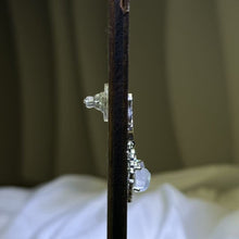 Load image into Gallery viewer, 925 Silver Moonstone Earrings 冰长石月光石镶嵌银耳钉