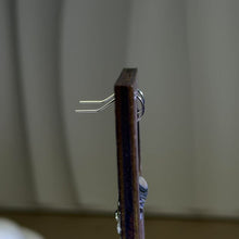 Load image into Gallery viewer, 925 Silver PAUA Abalone Shell Earrings 鲍贝镶嵌银耳钩