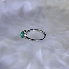 Load image into Gallery viewer, Blue Turquoise Adjustable Ring 蓝色松石镶嵌活口戒指