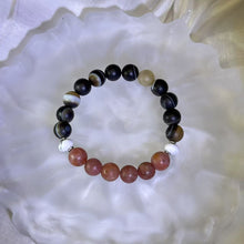 Load image into Gallery viewer, Carnelian Botswana Agate Beads Bracelet 南红玛瑙波斯湾玛瑙手串