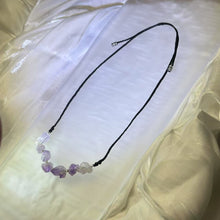Load image into Gallery viewer, Amethyst Ore Stone Necklace 紫水晶原石手编项链