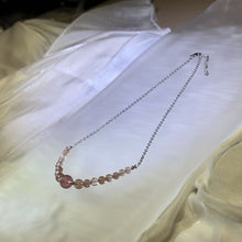 Load image into Gallery viewer, Red Strawberry Quartz Beads Necklace 红色草莓晶珠链项链