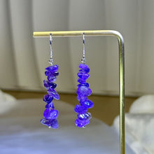 Load image into Gallery viewer, 925 Silver Amethyst Beads Earrings 紫水晶耳钩