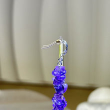 Load image into Gallery viewer, 925 Silver Amethyst Beads Earrings 紫水晶耳钩