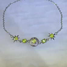 Load image into Gallery viewer, Peridot Bracelet 橄榄石镶嵌手链