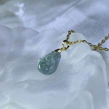 Load image into Gallery viewer, Blue Jade Laughing Buddha Pendant Necklace 糯种蓝水翡翠弥勒佛吊坠项链