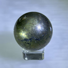Load image into Gallery viewer, Pyrite Crystal Ball 黄铁矿水晶球
