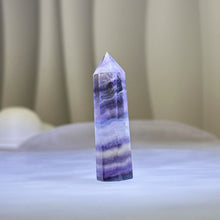 Load image into Gallery viewer, Fluorite Pointed Tower 萤石单尖六棱柱