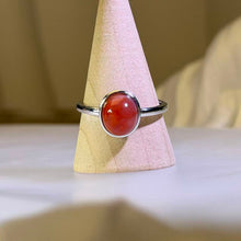 Load image into Gallery viewer, Carnelian Adjustable Ring 南红玛瑙活口戒指