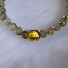 Load image into Gallery viewer, Golden Rutilated Quartz Tiger Bracelet 金发晶萌虎手串