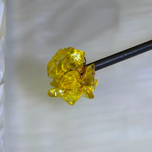 Load image into Gallery viewer, Citrine Ebony Hairpin 黄水晶黑檀木发簪