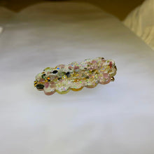 Load image into Gallery viewer, Rainbow Tourmaline Resin Hair Clip 彩虹碧玺滴胶发夹