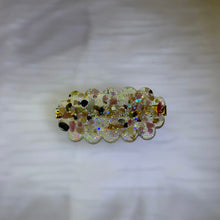 Load image into Gallery viewer, Rainbow Tourmaline Resin Hair Clip 彩虹碧玺滴胶发夹
